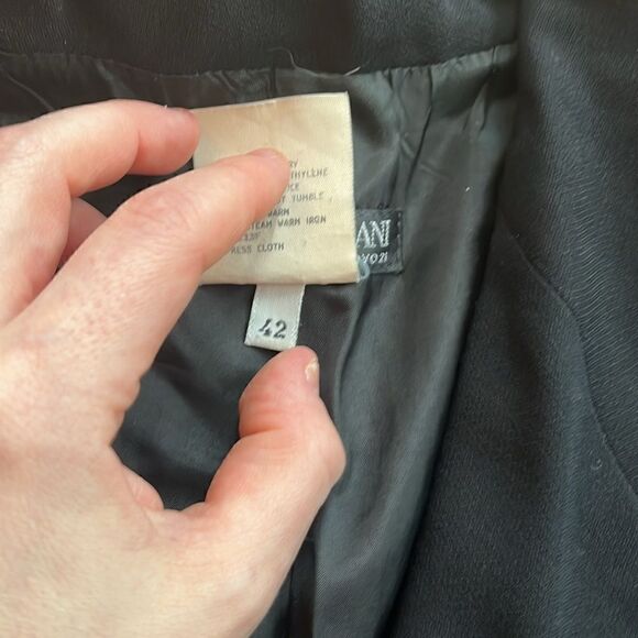 Vintage Giorgio Armani Black Blazer Dress - Picture 3 of 5